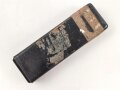 Preßmassebehälter "Caporit" Tabletten ( Desinfektionsmittel ) der Wehrmacht, leer, datiert 1942