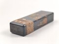 Preßmassebehälter "Caporit" Tabletten ( Desinfektionsmittel ) der Wehrmacht, leer, datiert 1942