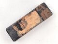 Preßmassebehälter "Caporit" Tabletten ( Desinfektionsmittel ) der Wehrmacht, leer, datiert 1942