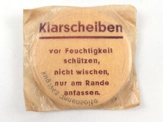 Satz Klarscheiben für die Gasmaske der Wehrmacht