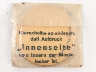 Satz Klarscheiben für die Gasmaske der Wehrmacht
