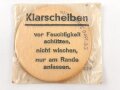 Satz Klarscheiben für die Gasmaske der Wehrmacht
