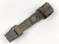 Halteriemen für eine Gasmaskendose der Wehrmacht, Gebrauchsanweisung als Fotokopie anbei