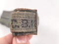 Halteriemen für eine Gasmaskendose der Wehrmacht, Gebrauchsanweisung als Fotokopie anbei