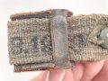 Halteriemen für eine Gasmaskendose der Wehrmacht, Gebrauchsanweisung als Fotokopie anbei