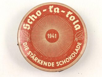 Scho-ka-kola Dose Wehrmacht Packung datiert 1941, leer