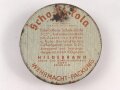 Scho-ka-kola Dose Wehrmacht Packung datiert 1941, leer