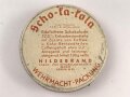 Scho-ka-kola Dose Wehrmacht Packung , Variante ohne Jahreszahl, leer