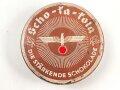 Scho-ka-kola Dose Wehrmacht Packung mit Adler, Wickelpapier innliegend, sonst leer