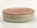 Scho-ka-kola Dose Wehrmacht Packung mit Adler, Wickelpapier innliegend, sonst leer
