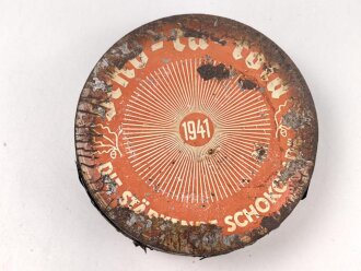 Scho-ka-kola Dose Wehrmacht Packung datiert 1941, im...