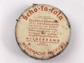 Scho-ka-kola Dose Wehrmacht Packung datiert 1941, im Boden der halbe, originale Inhalt