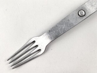 Gabel/ Löffel Komination Wehrmacht, Aluminium, datiert 1941