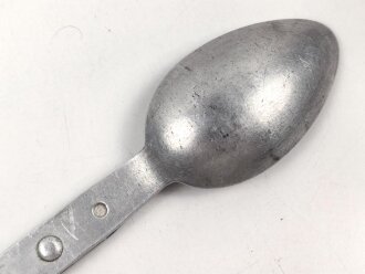 Gabel/ Löffel Komination Wehrmacht, Aluminium, datiert 1941