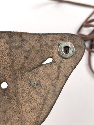 Tasche für Bezard Kompass 2. Weltkrieg, ungebraucht, mit Fangschnur