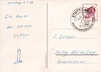 Ansichtskarte "Reichs-Gartenschau Stuttgart...