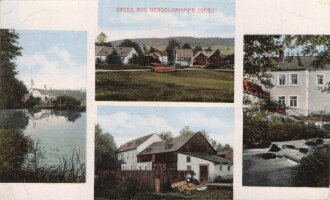Ansichtskarte "Gruss aus Hendelhammer (OFR.)"