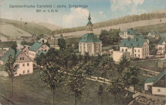 Ansichtskarte "Sommerfrische Carlsfeld i. sächs. Erzgebirge"