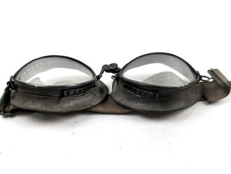 Kradmelderbrille Wehrmacht. Datiert 1939, Gummimuscheln weich, gebraucht