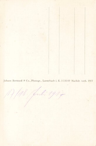 Ansichtskarte "Lutterbach Elsaß"