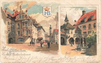 Ansichtskarte "München kgl Hofbräuhaus"