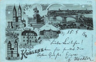 Ansichtskarte "Gruss aus Koblenz"