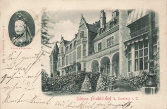 Ansichtskarte "Schloss Friedrichshof b. Croneberg i. T."