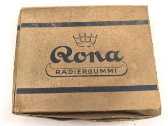 39 Stück " Rona " Radiergummi aus der Zeit des 2. Weltkrieg. In der originalem Umverpackung