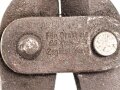 1. Weltkrieg, kurze Drahtschere , mir so nicht bekannt Ausführung, evtl. auf dem zivilen Markt beschafftes Stück ? ungereinigtes Stück, eine Niete ergänzt