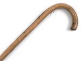 1.Weltkrieg Frankreichfeldzug,  handgeschnitzter Erinnerungsstock " Vogesen 1917". Gesamtlänge 80cm