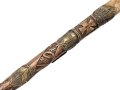 1.Weltkrieg Frankreichfeldzug , handgeschnitzter Erinnerungsstock "Argonnen 17". Gesamtlänge 91cm