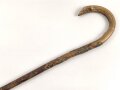 1.Weltkrieg Frankreichfeldzug , handgeschnitzter Erinnerungsstock "Argonnen 17". Gesamtlänge 91cm