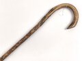 1.Weltkrieg Frankreichfeldzug , handgeschnitzter Erinnerungsstock "Argonnen 17". Gesamtlänge 91cm