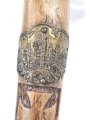 1.Weltkrieg Frankreichfeldzug , handgeschnitzter Erinnerungsstock "Argonnen 17". Gesamtlänge 91cm
