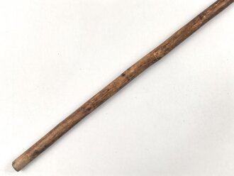 1.Weltkrieg Frankreichfeldzug , handgeschnitzter Erinnerungsstock "Argonnen 1914 /  17". Gesamtlänge 92cm