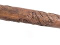 1.Weltkrieg Frankreichfeldzug , handgeschnitzter Erinnerungsstock "Argonnen 1914 /  17". Gesamtlänge 92cm