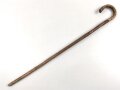 1.Weltkrieg Frankreichfeldzug , handgeschnitzter Erinnerungsstock "Argonnen 1914 /  17". Gesamtlänge 92cm