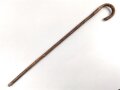 1.Weltkrieg Frankreichfeldzug , handgeschnitzter Erinnerungsstock "Argonnen 1914 /  17". Gesamtlänge 92cm