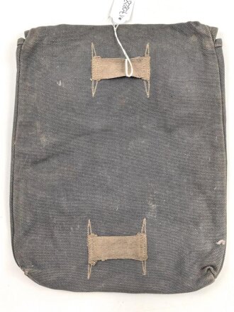 Blaue Tasche für eine Gasplane der Wehrmacht. Gebraucht