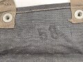 Blaue Tasche für eine Gasplane der Wehrmacht. Gebraucht