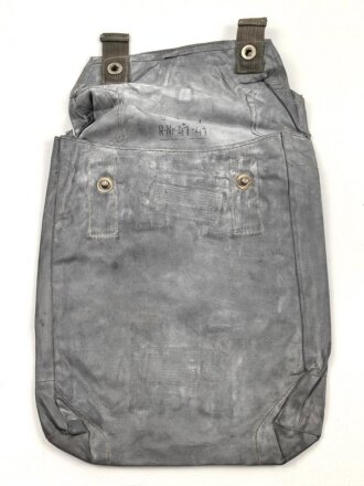 Gummierte Tasche für eine Gasplane der Wehrmacht. Gebraucht