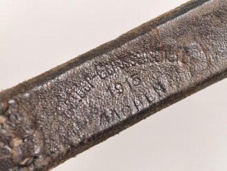 Koppeltragegestell datiert 1915, anscheinend bei der Luftwaffe im 2. Weltkrieg weiterverwendet