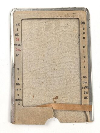 Luftwaffe Notizlöschblock " Printator". Gebrauchtes Stück, leicht defekt, gehört in die Navigationstaschen