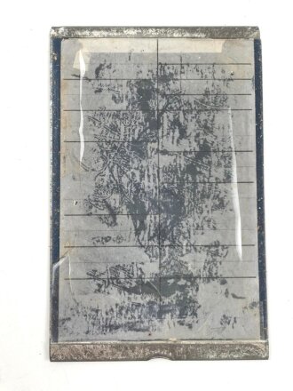 Luftwaffe Notizlöschblock " Printator". Gebrauchtes Stück, leicht defekt, gehört in die Navigationstaschen