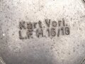 Preßmasse Behälter" Kart.Vorl. l.F.H. 16/18" datiert 1941, guter Zustand