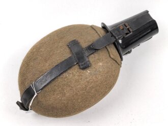 Feldflasche Wehrmacht, Ausführung 1 Liter, Leder...