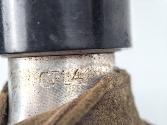 Feldflasche Wehrmacht, Ausführung 1 Liter, Leder angetrocknet