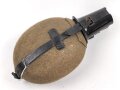 Feldflasche Wehrmacht, Ausführung 1 Liter, Leder angetrocknet