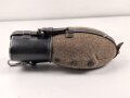 Feldflasche Wehrmacht in gutem Zustand. bis auf den RZM markierten Korpus "W.A.L.38" gestempelt