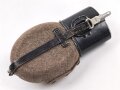 Feldflasche Wehrmacht in gutem Zustand. bis auf den RZM markierten Korpus "W.A.L.38" gestempelt